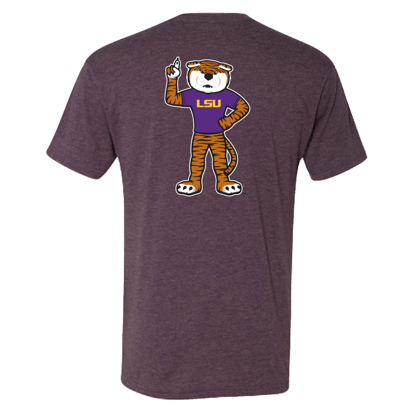 Louisiana State University "LSU & Mike the Tiger" Men's Short Sleeve T-Shirt