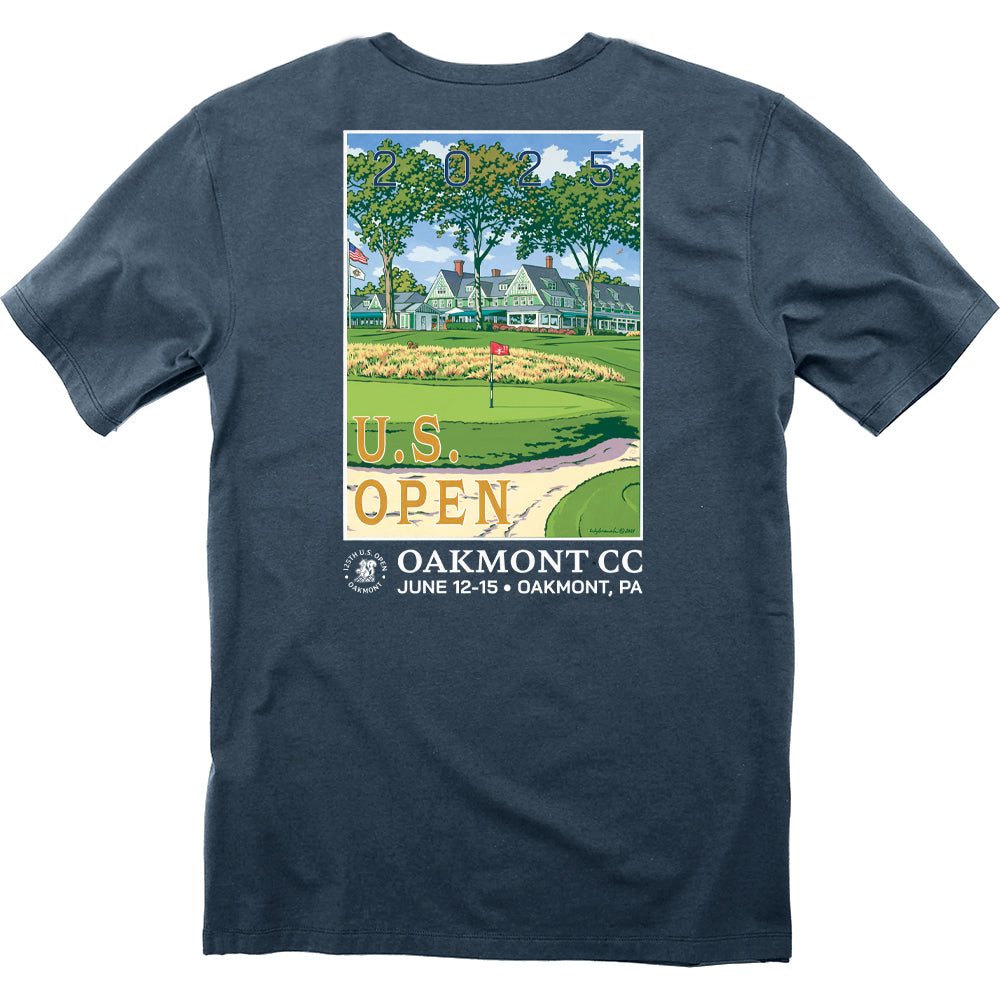 The 2025 U.S. Open Poster Shirt by Lee Wybranski – Imperial