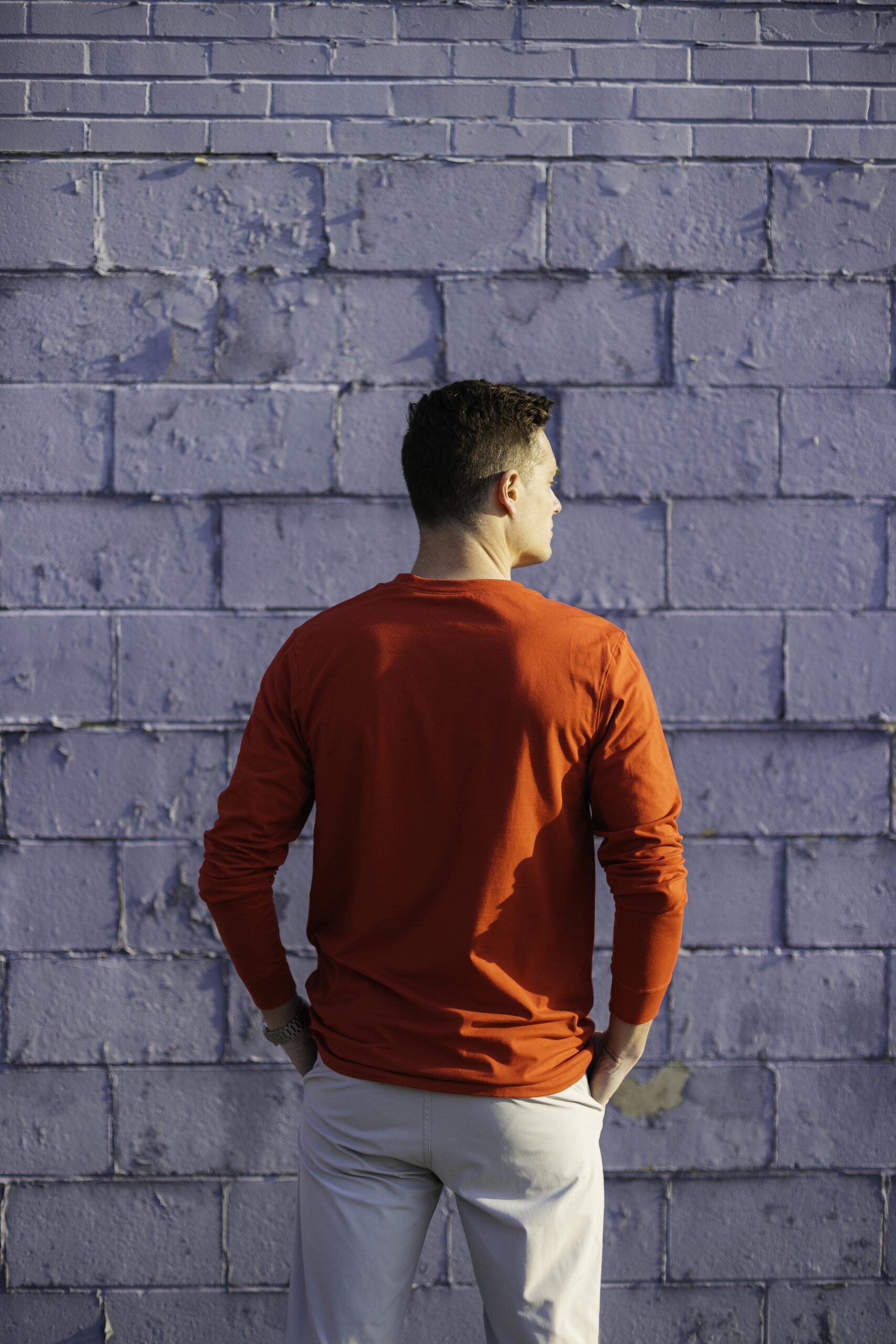 10200L-VTR-BACK | Color: Vintage Red