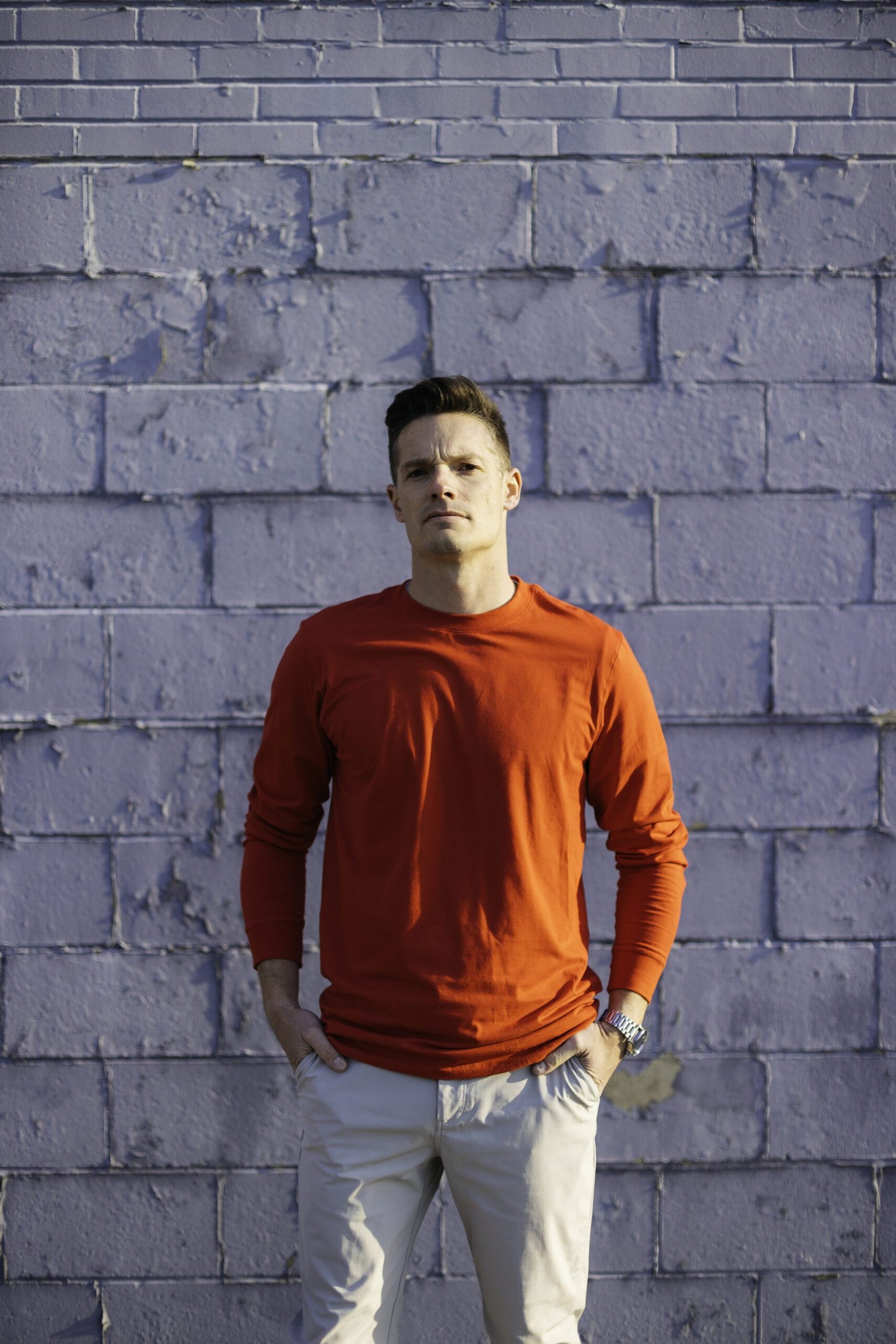 10200L-VTR-FRONT | Color: Vintage Red