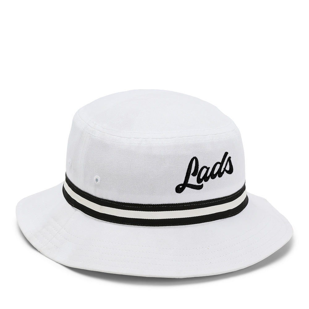 1371-WWJ-E992904_E992905 | Color: White w/ Black / White / Black Band