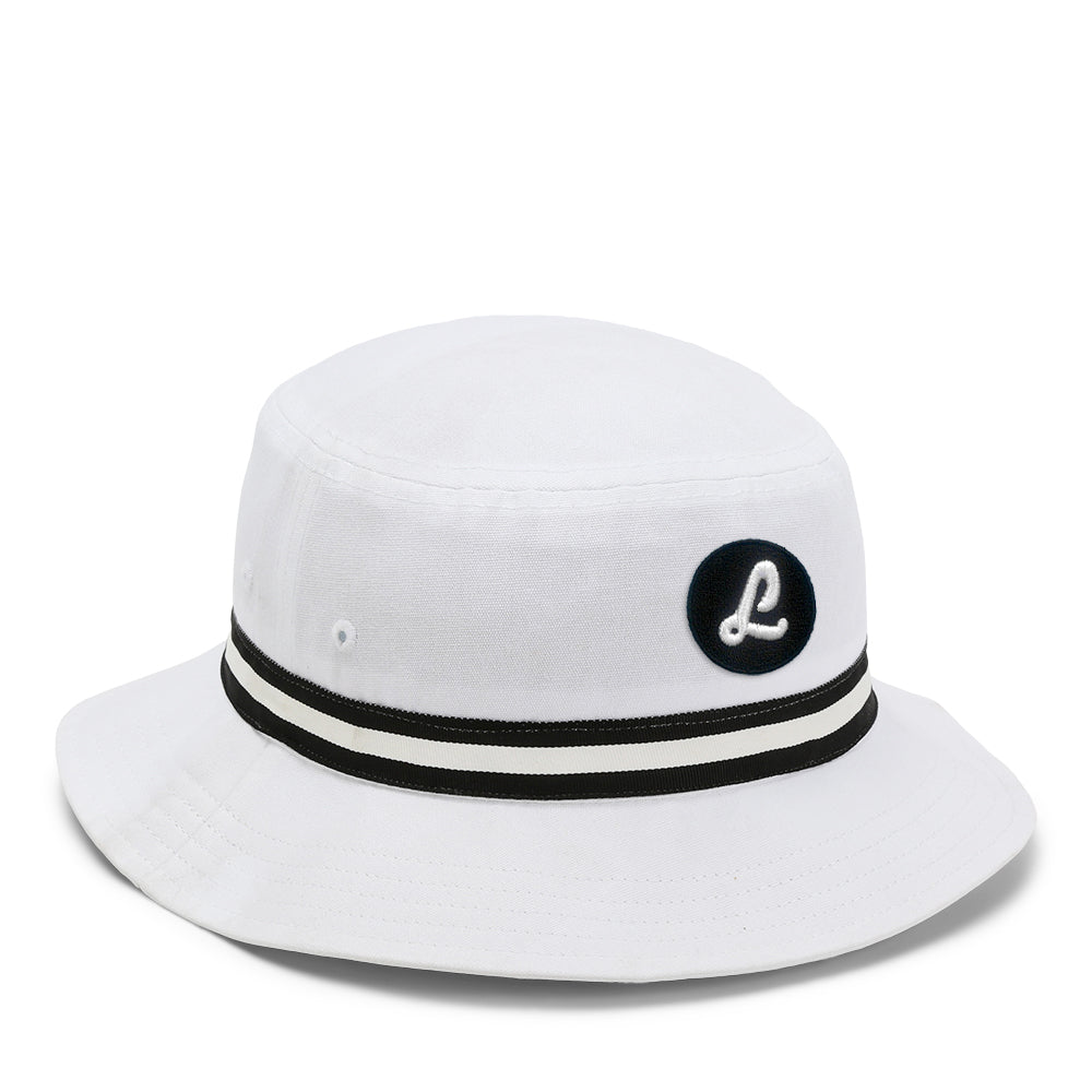 1371-WWJ-PPMP3D_E996506 | Color: White w/ Black / White / Black Band