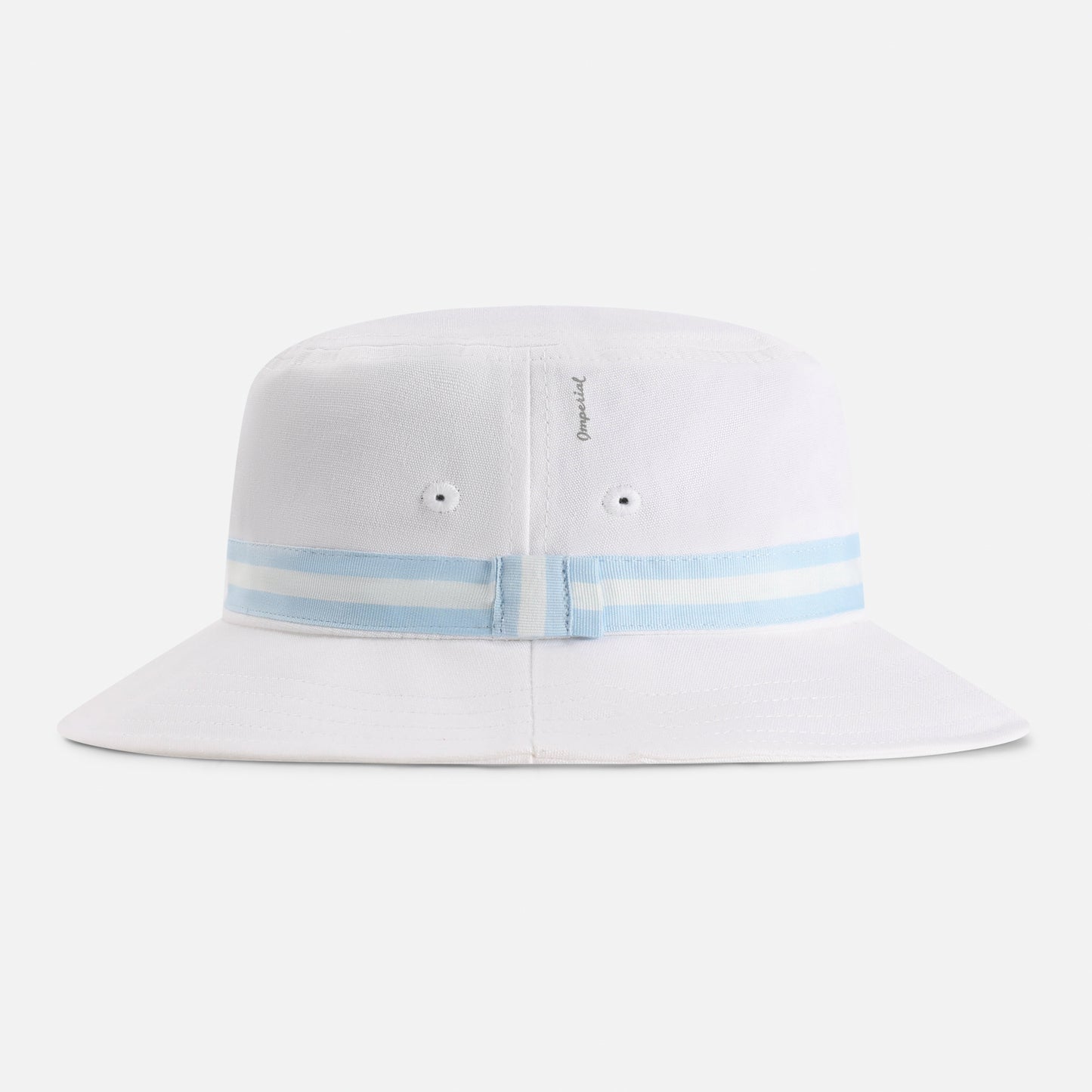 1371-WWL-4 | Color: White w/ Light Blue / White / Light Blue Band