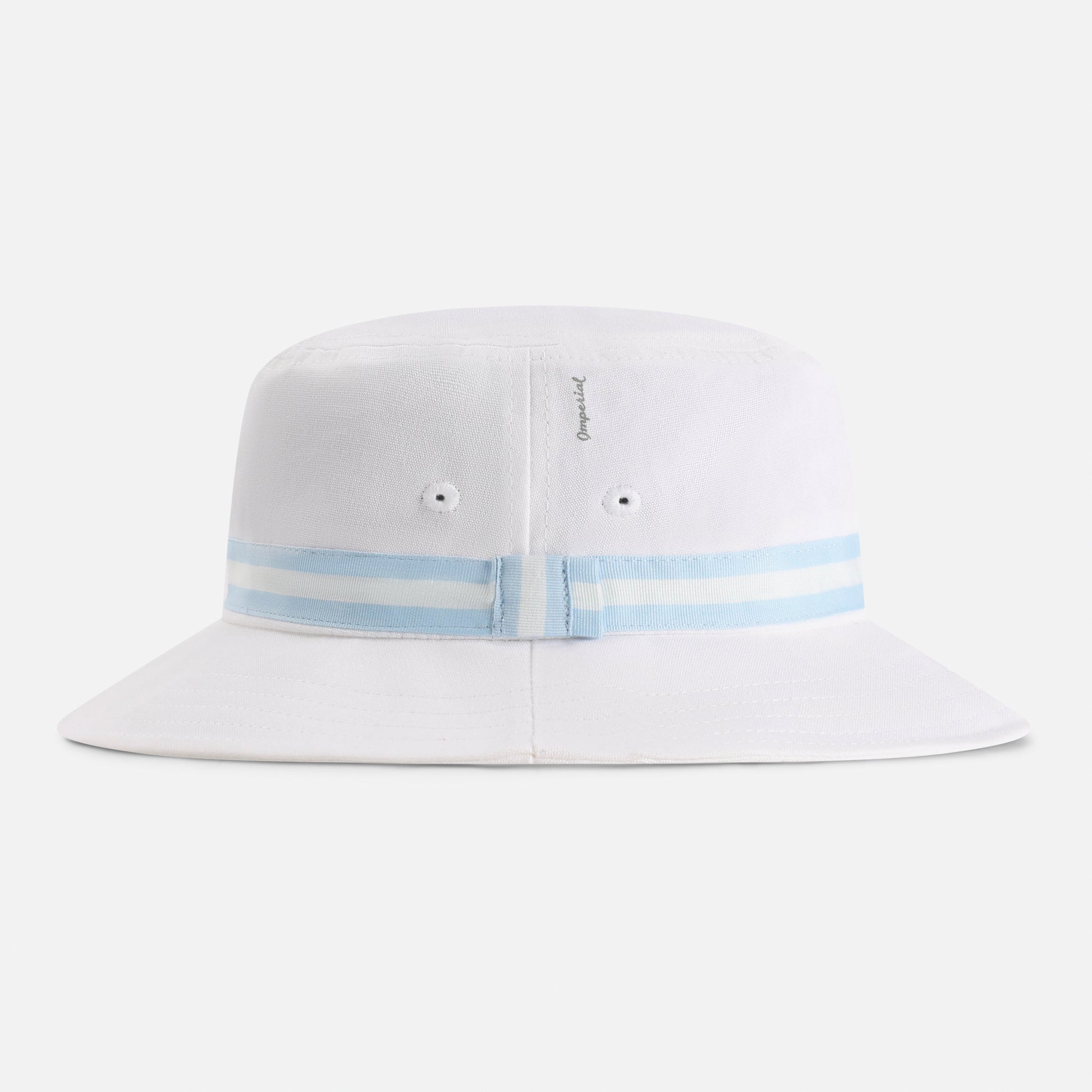 1371-WWL-4 | Color: White w/ Light Blue / White / Light Blue Band