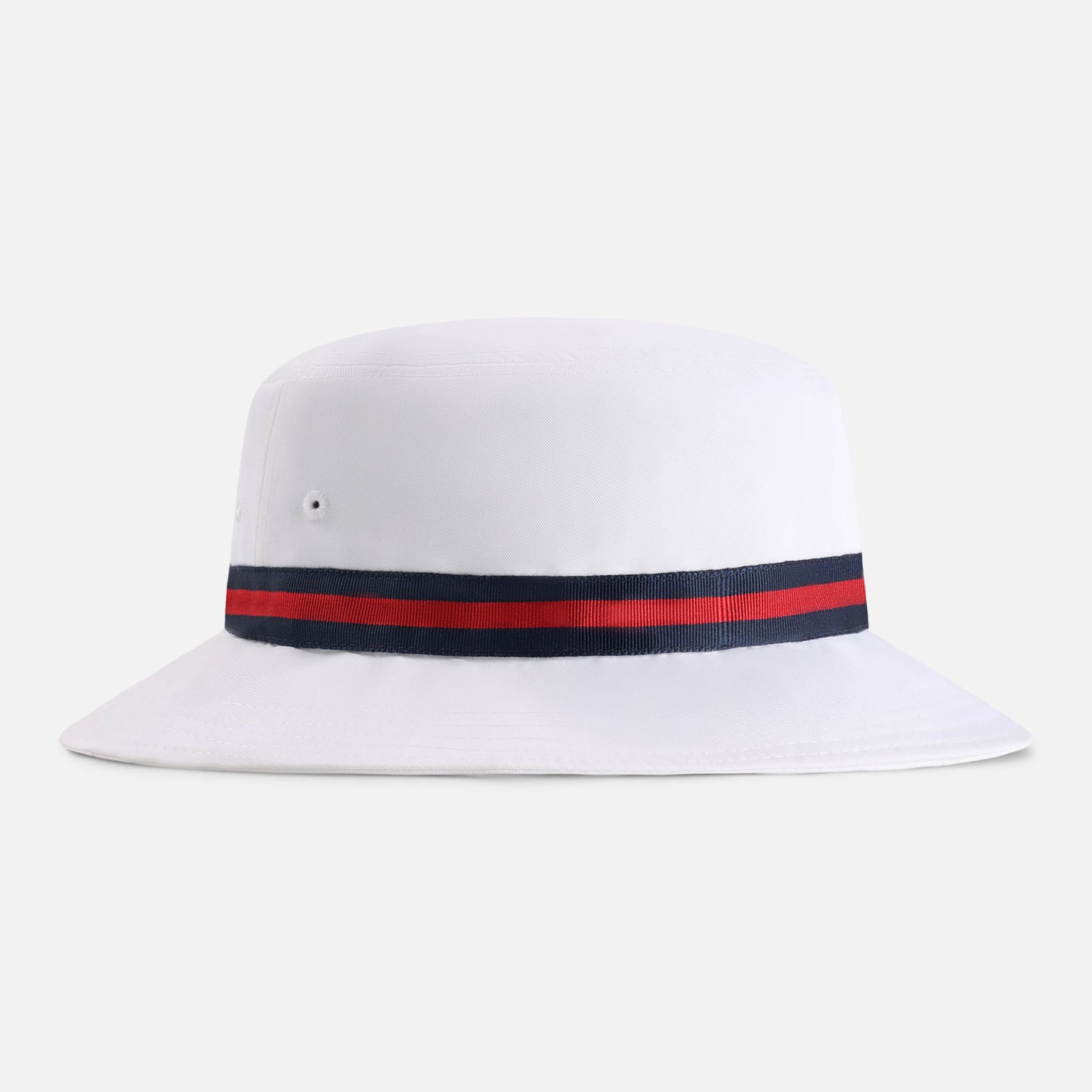 1371P-WWN-2 | Color: White w/ Navy / Red / Navy Band