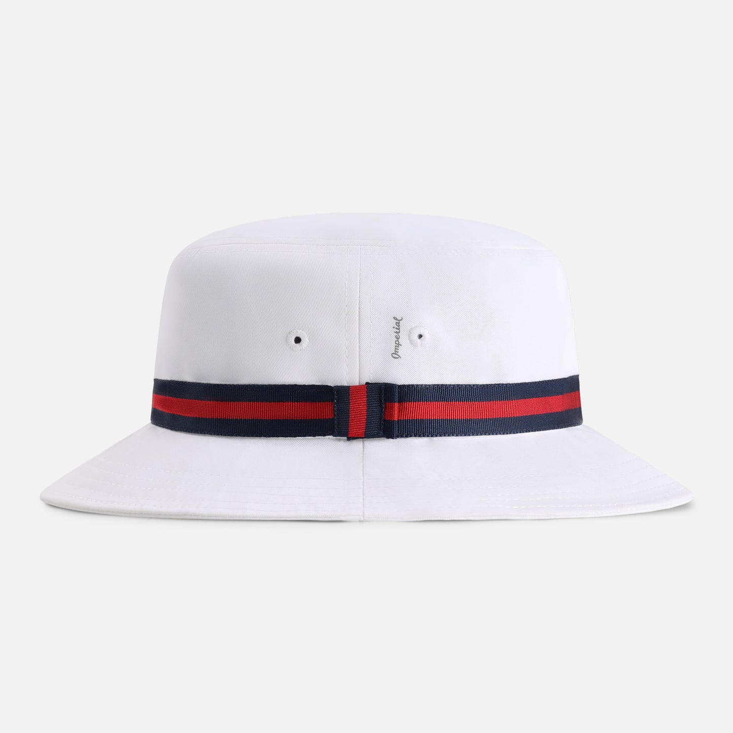 1371P-WWN-4 | Color: White w/ Navy / Red / Navy Band