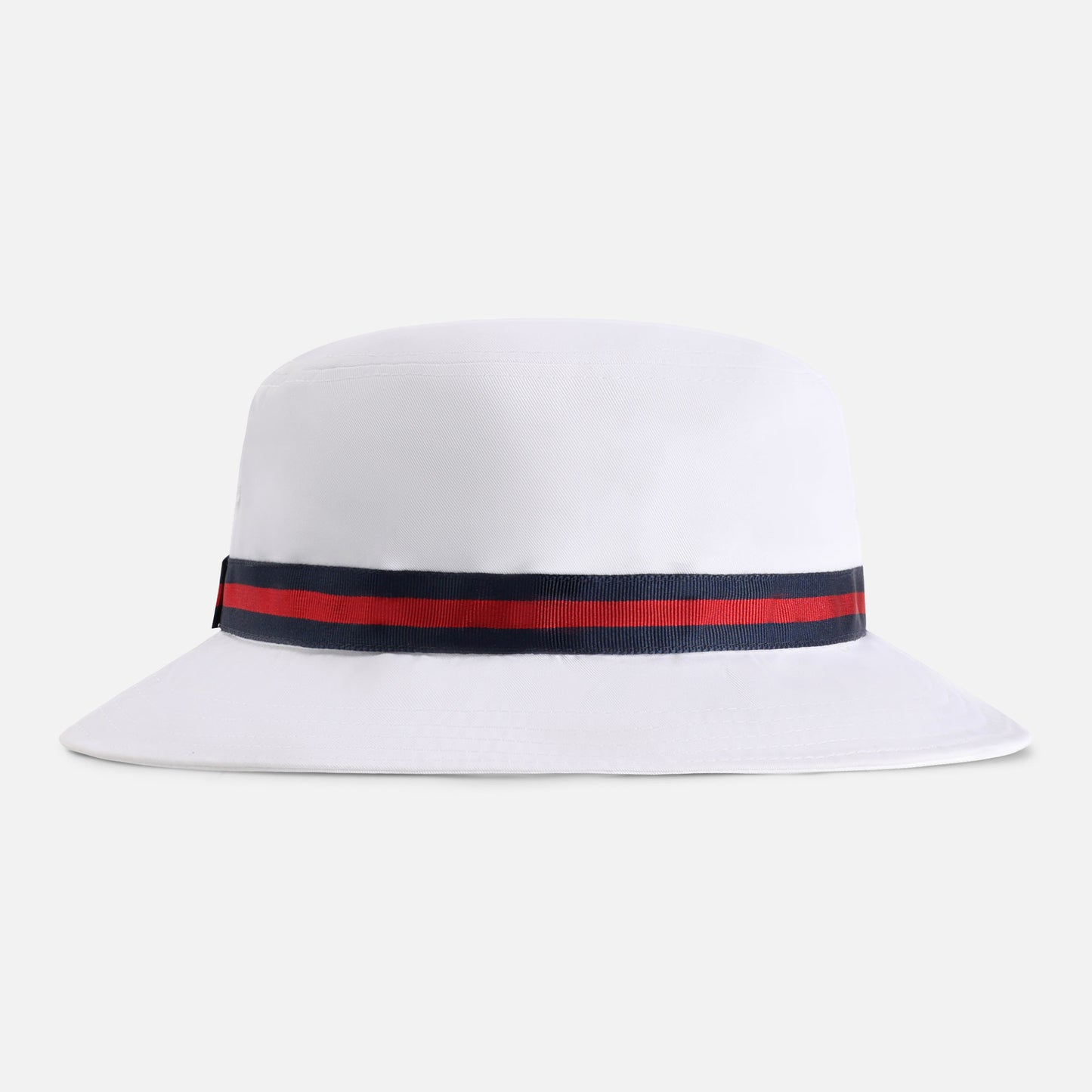 1371P-WWN-5 | Color: White w/ Navy / Red / Navy Band