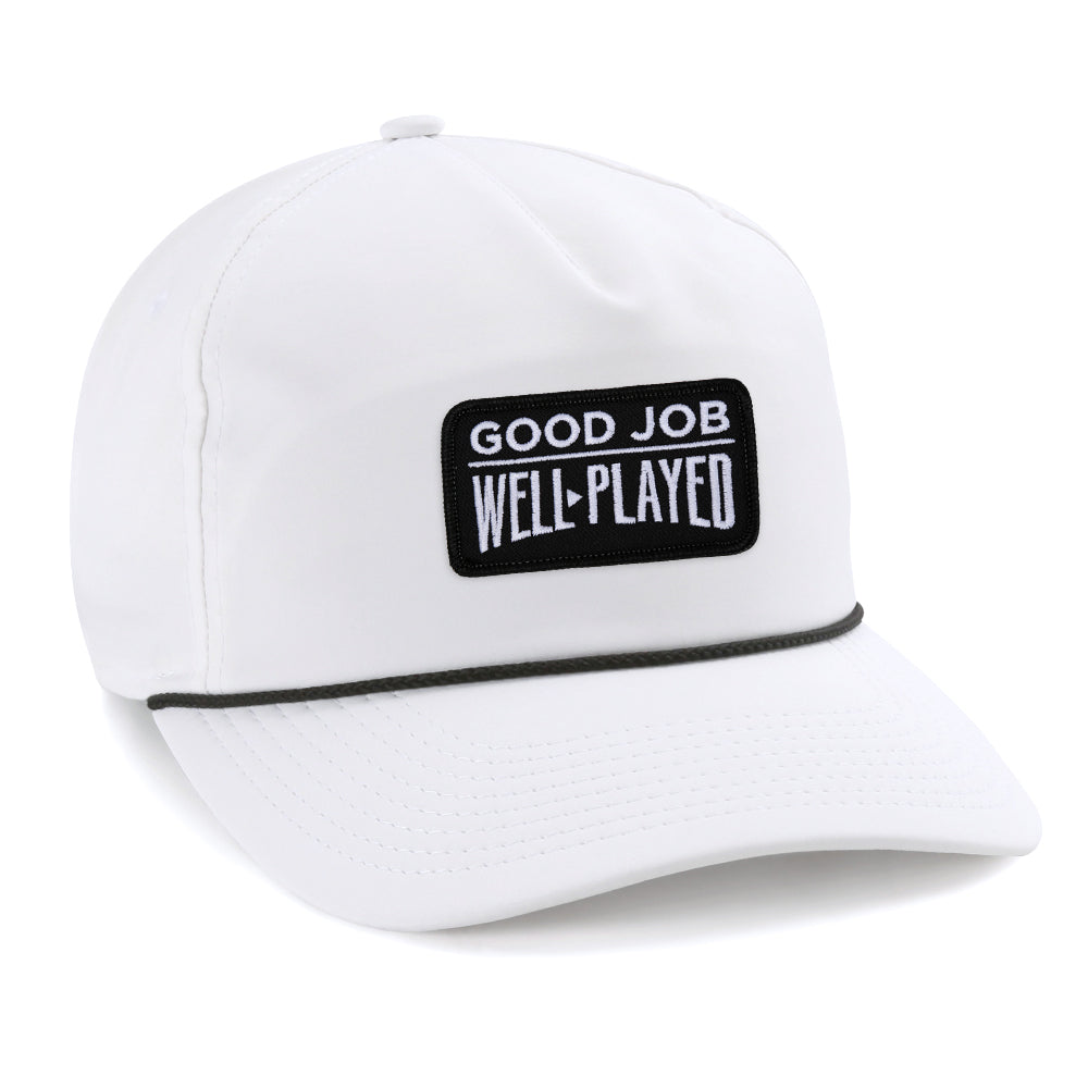 The 'Good Job' Retro Fit Rope Cap front