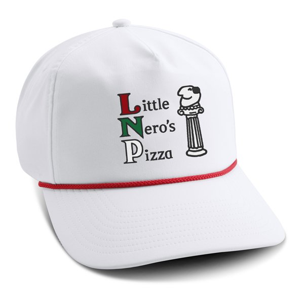 5054-A14-LittleNerosPizza | Color: White / Red