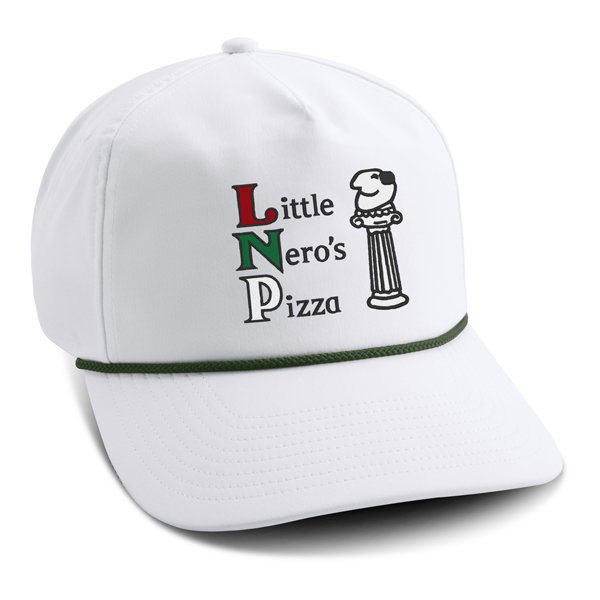 5054-ADG-LittleNerosPizza | Color: White / Dark Green