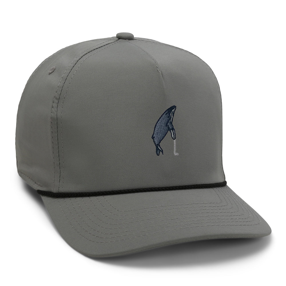 The Whale - 5-Panel Performance Rope Cap front