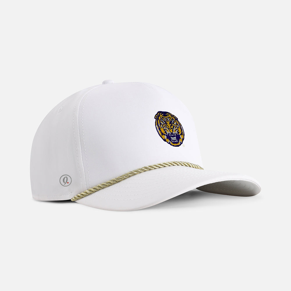 | Color: White w/ Metallic Gold Rope