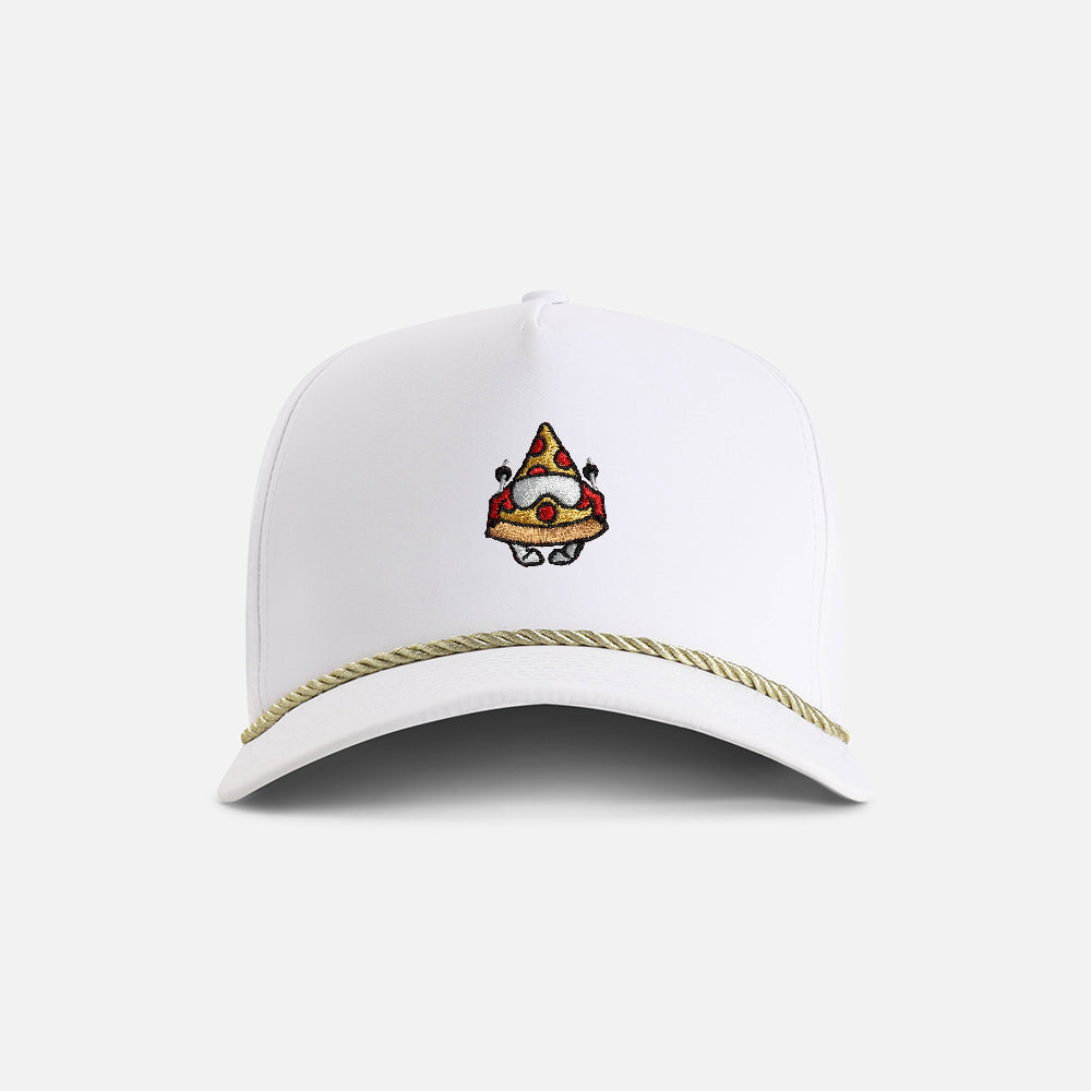 | Color: White w/ Metallic Gold Rope