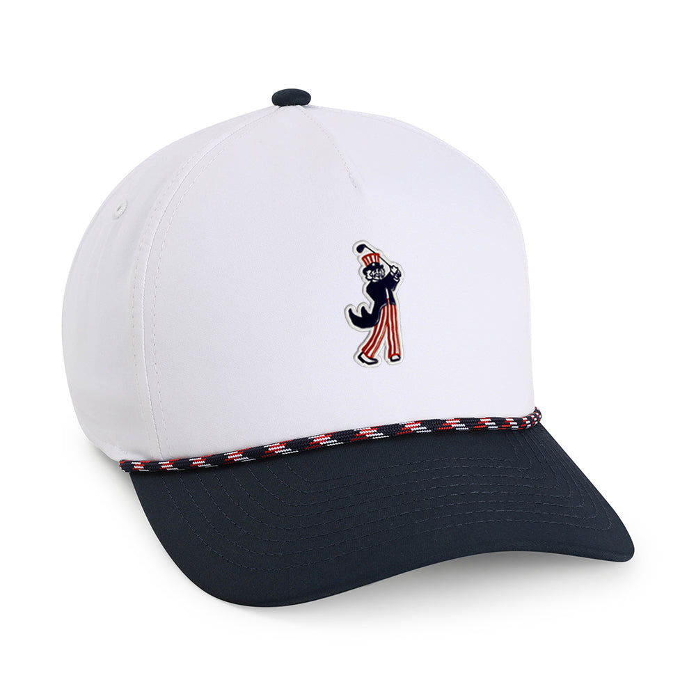 5054T-AAE-PPHI7360 | Color: White / Navy w/ Navy / Red / White Rope