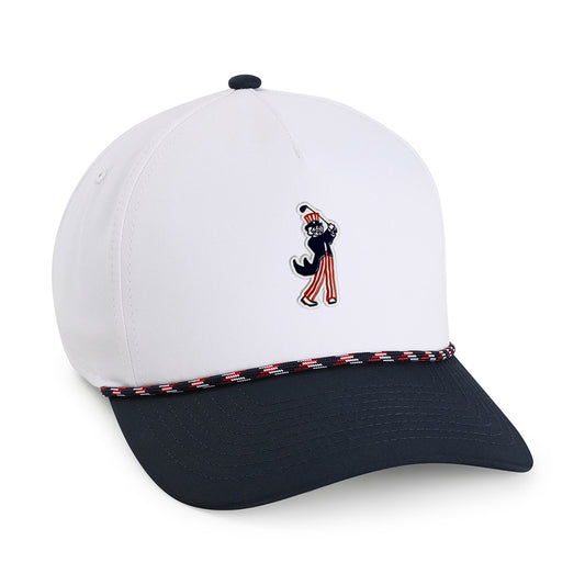 5054T-AAE-PPHI7360 | Color: White / Navy w/ Navy / Red / White Rope