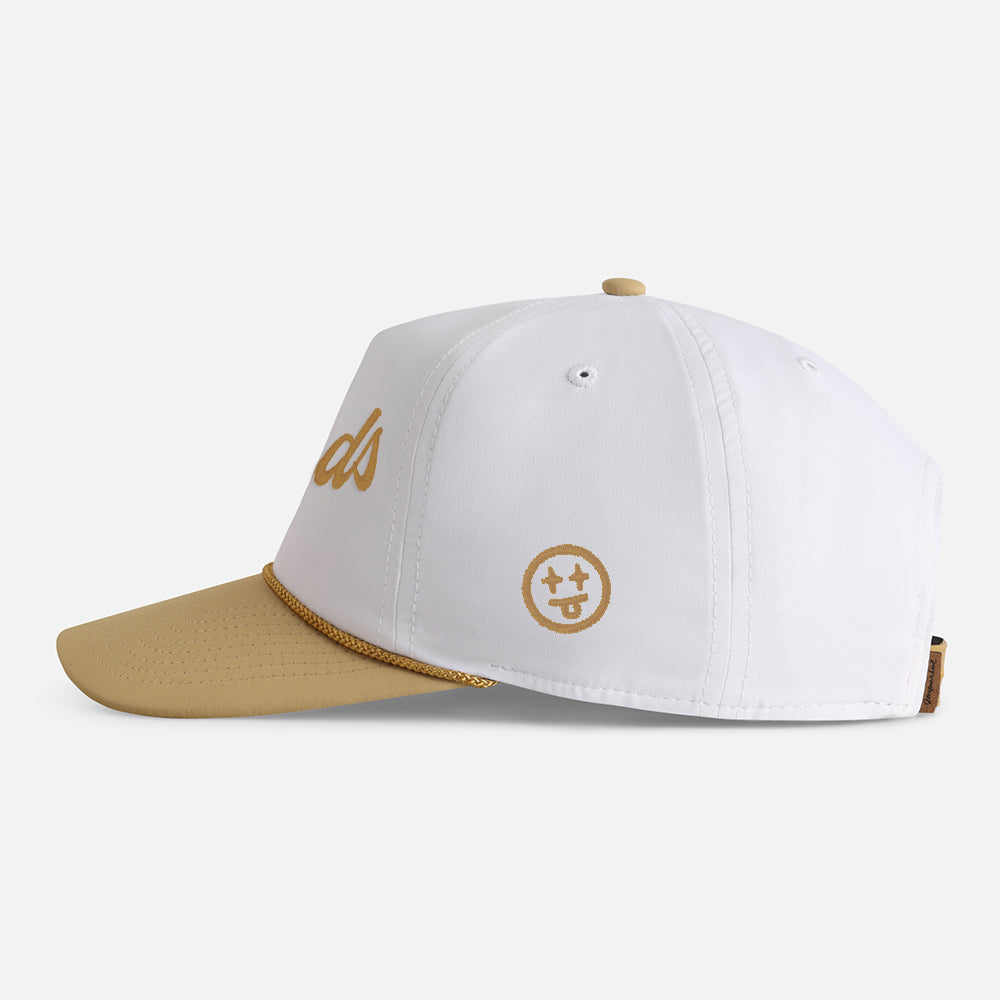 | Color: White / Deep Gold
