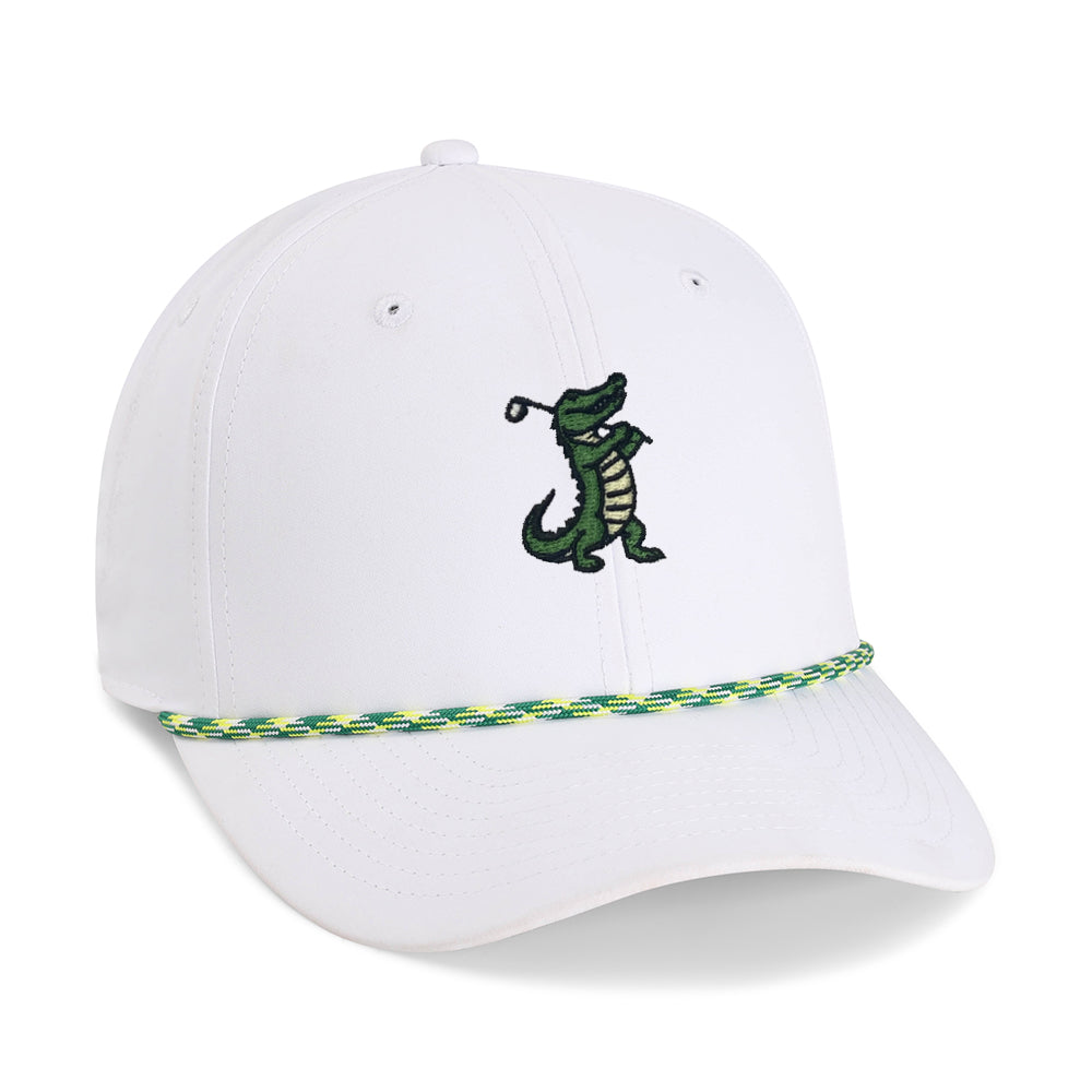 7054-AG9-953090 | White w/ Green & Yellow Rope