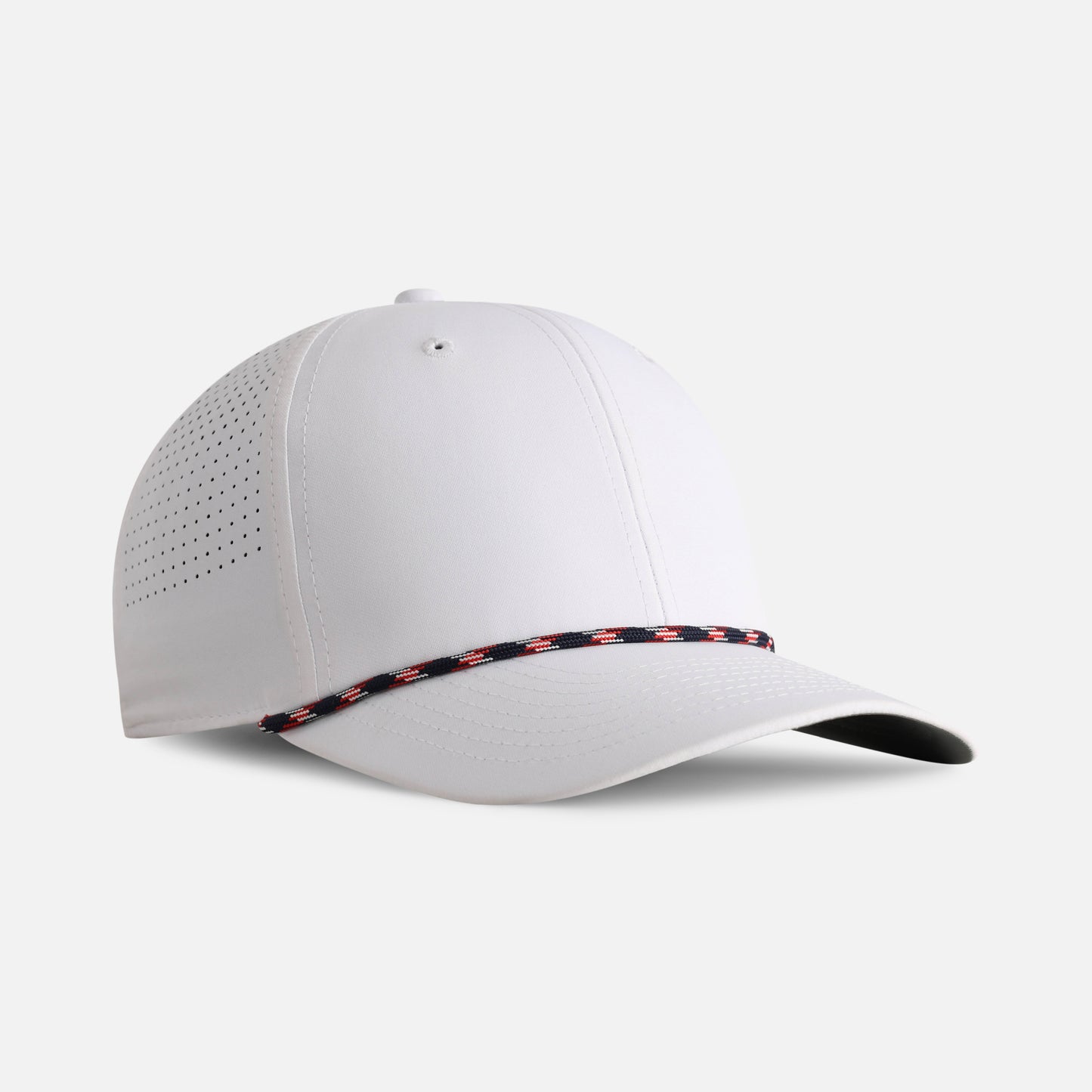 7054P-WNW-2 | Color: White w/ Navy-Red-White Rope