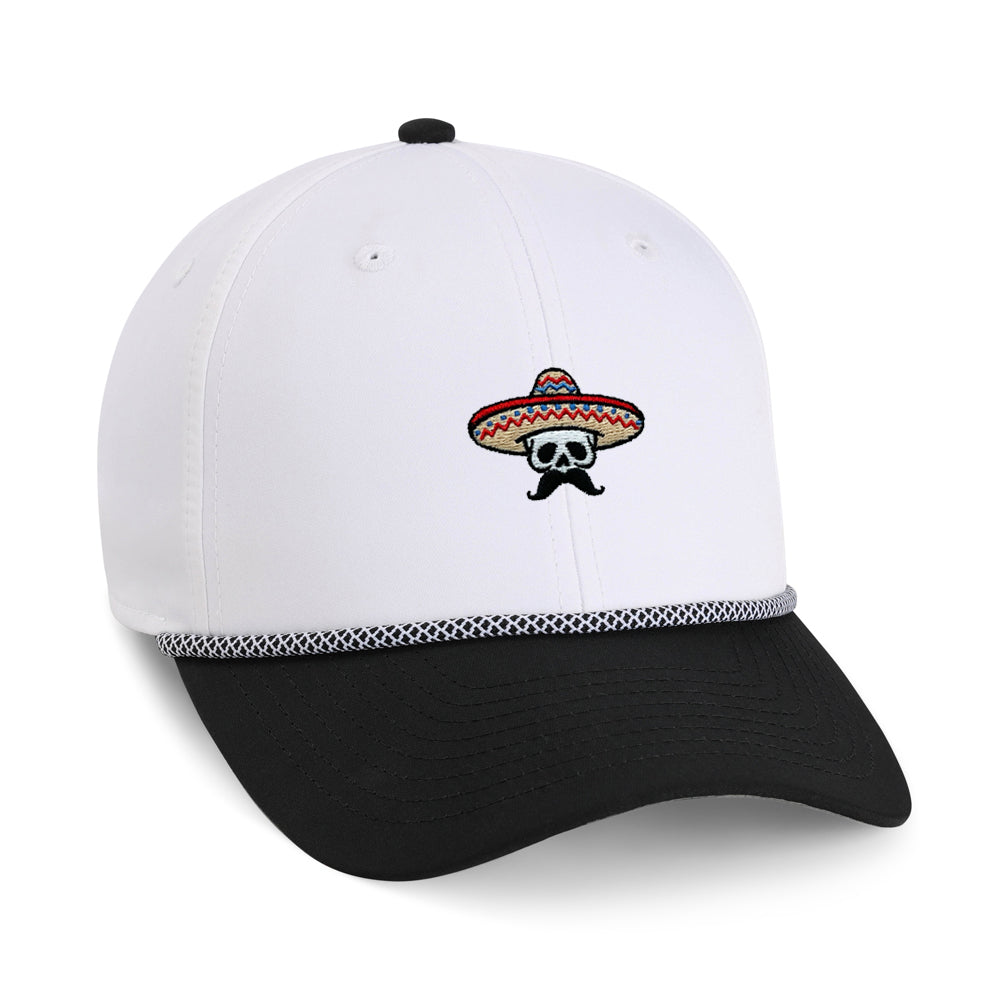 The Sombrero 6-Panel Two-Tone Rope Hat front