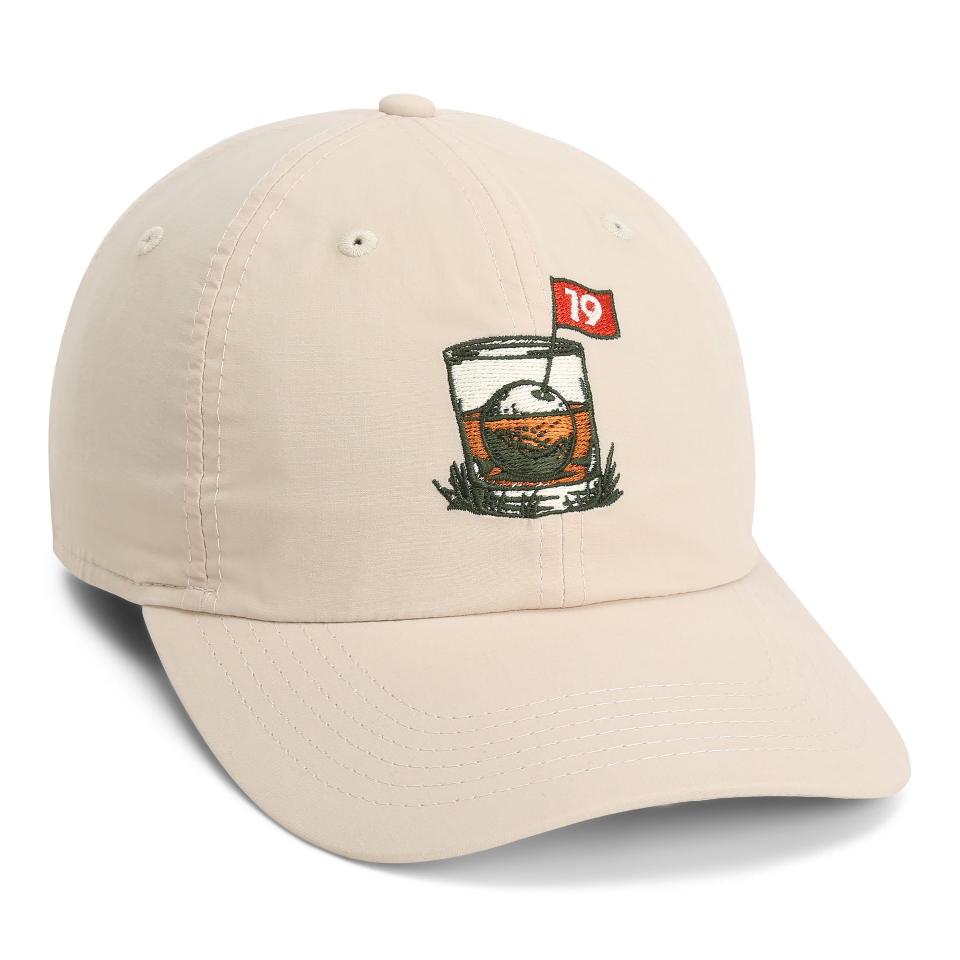 Watering Hole by SlackerTide Adjustable Cotton Cap front