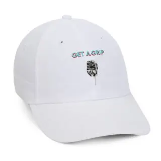 get a grip shane bacon performance cap in white