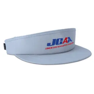 blue pincord tour visor with junior golf association of arizona embroidery