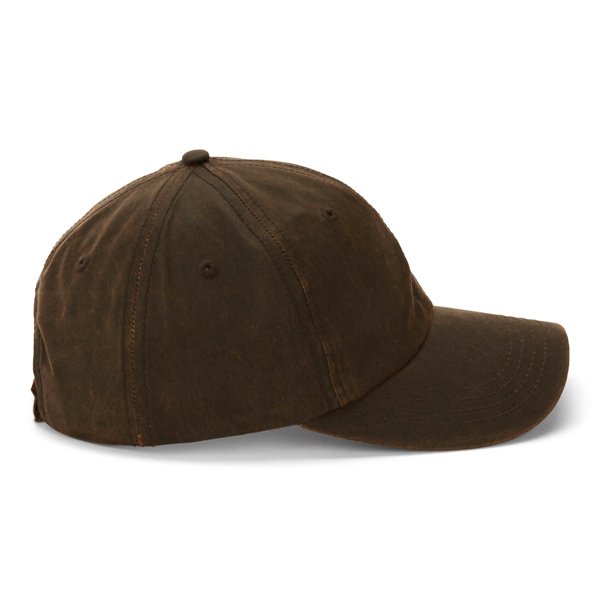Men's Imperial Washed Wax Cloth Adjustable Cap, Mid Crown Profile
