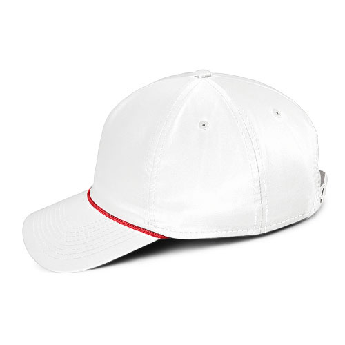 State of Kansas Imperial Golf Hat White with Red Rope