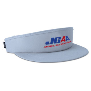 blue pincord tour visor with junior golf association of arizona embroidery