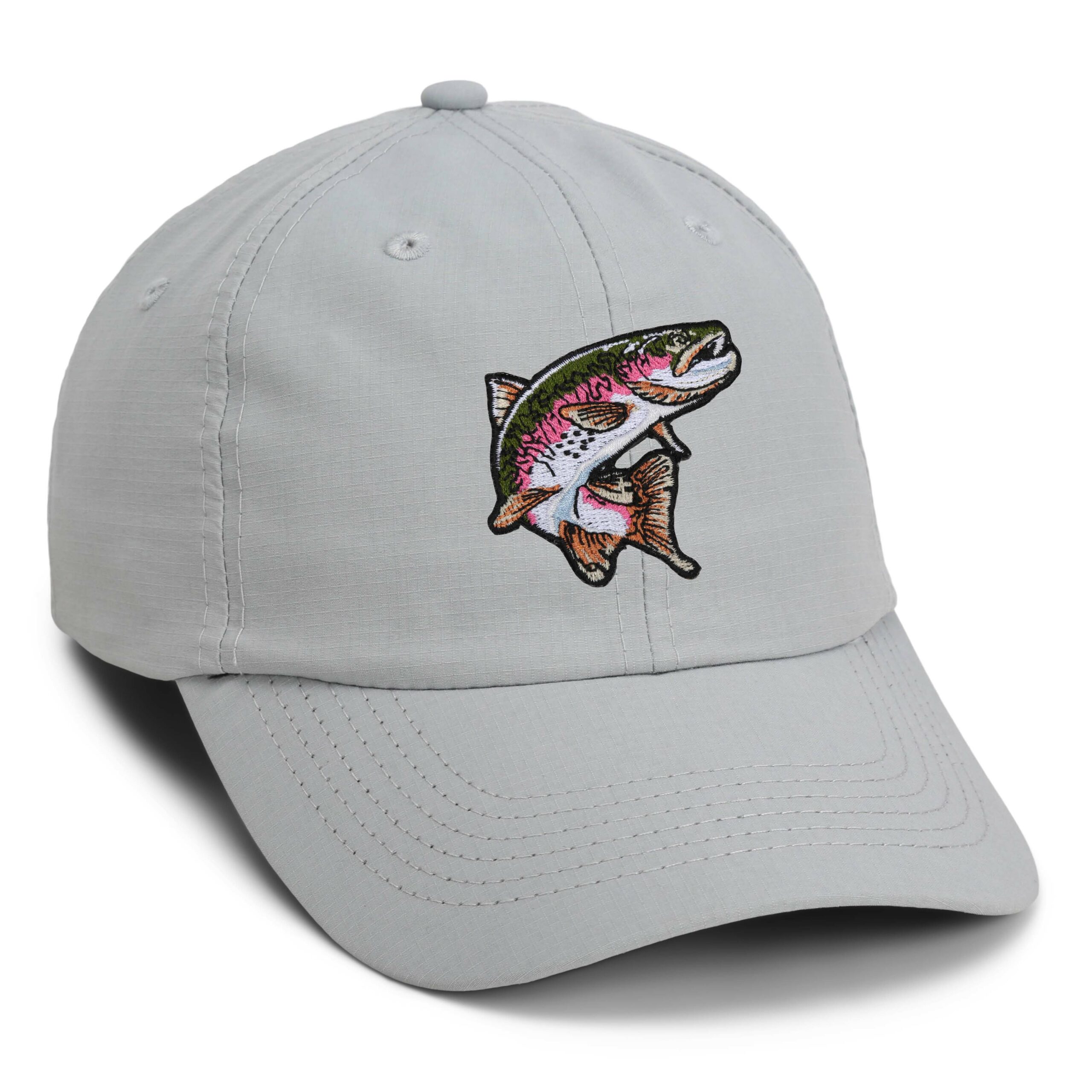 Breathable Fishing Trucker Hats for Men and Women - Unique Fish Embroidery  for Anglers