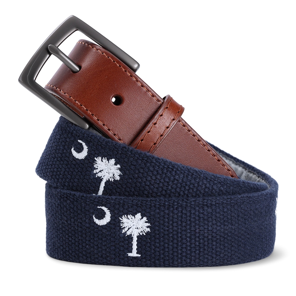 The South Carolina Flag - Embroidered Imperial Belt