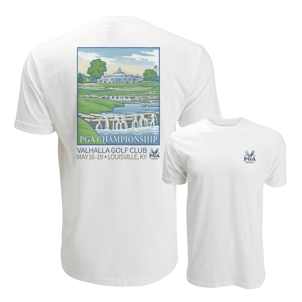 The 2024 PGA Championship Poster T Shirt by Lee Wybranski