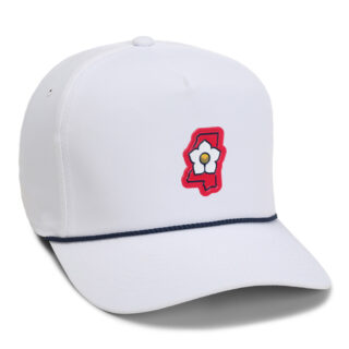 The Mississippi GA 3D Patch - Performance Rope Cap