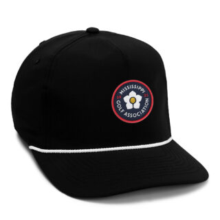 The Mississippi GA Round Patch - Performance Rope Cap