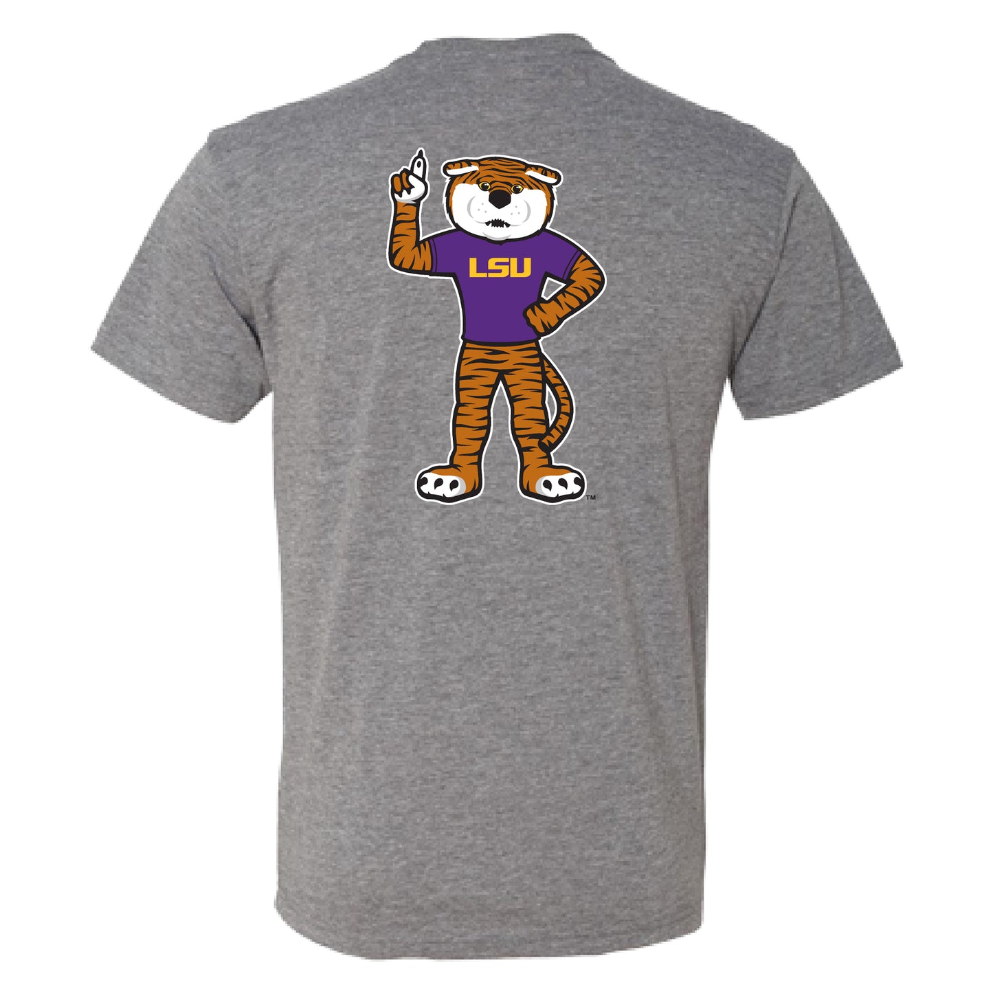 Louisiana State University "LSU & Mike the Tiger" Men's Short Sleeve T-Shirt