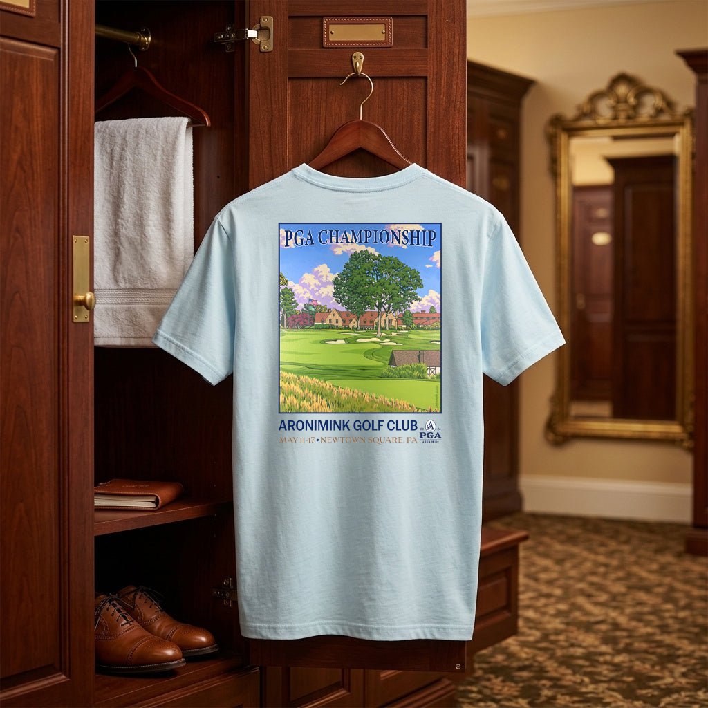 2026 PGA Aronimink Poster T-Shirt by Lee Wybranski