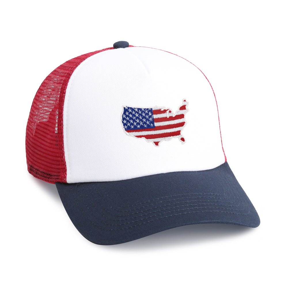 1287-AHF-USAshape | Color: White / Navy / Red