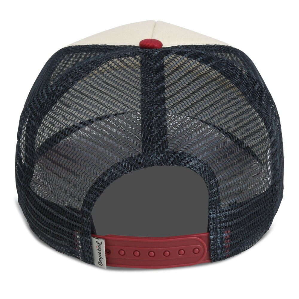 1287-VR9-5 | Color: Vanilla / Red Ribbon / Dark Navy