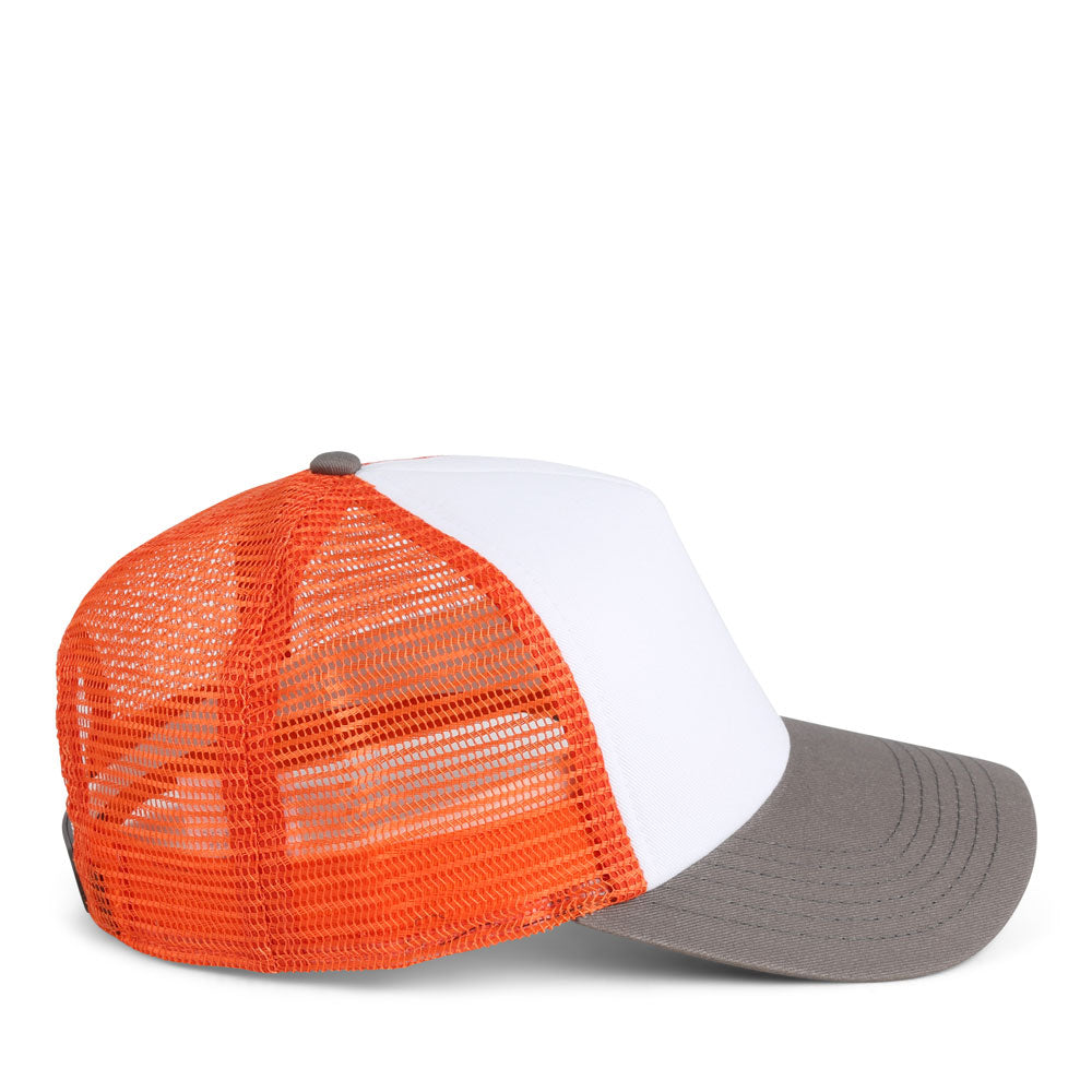 1287_AC9_side | Color: White / Charcoal / Orange