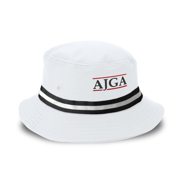 1371-AXX-JWK-AJGA | Color: White w/ Black / White / Black Band