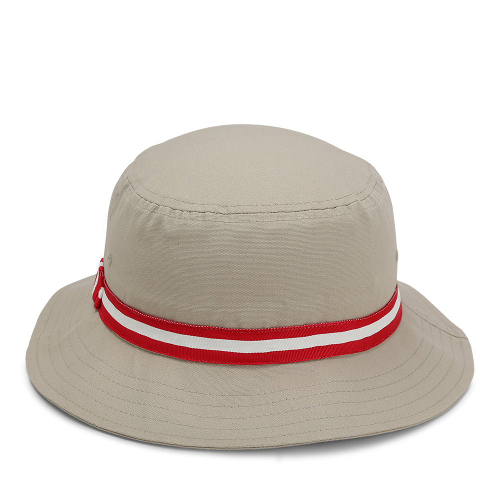 1371-FWR-4 | Color: Khaki w/ Red / White / Red Band