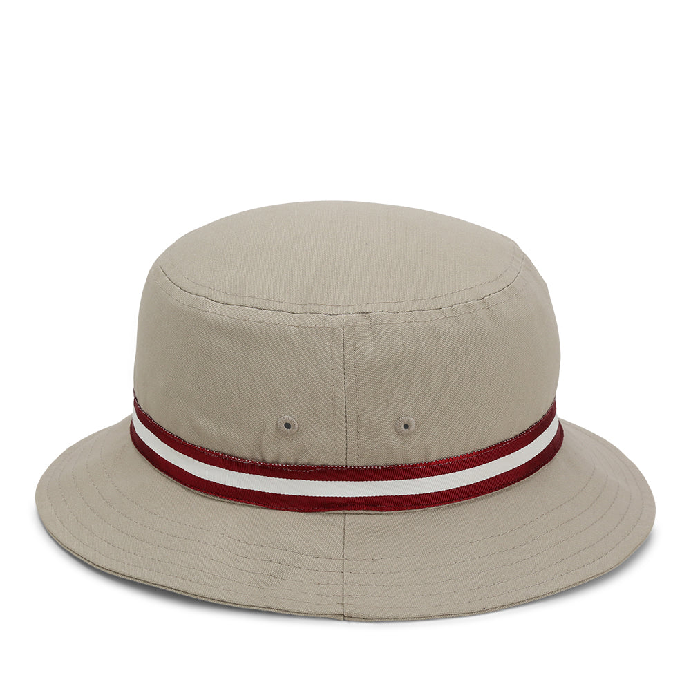 1371-GWM-3 | Color: Khaki w/ Maroon / White / Maroon Band