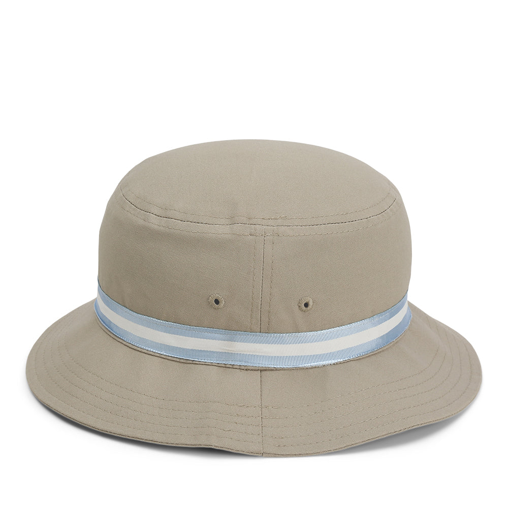 1371-H8B-3 | Color: Khaki w/ Light Blue/ White / Light Blue Band