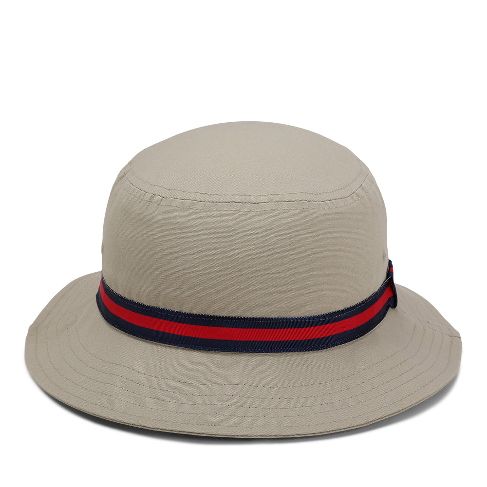 1371-HFH-1 | Color: Khaki w/ Navy / Red / Navy Band