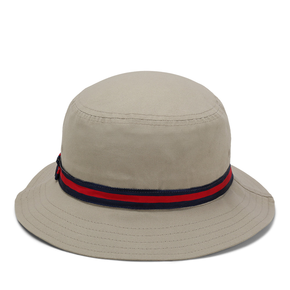 1371-HFH-4 | Color: Khaki w/ Navy / Red / Navy Band