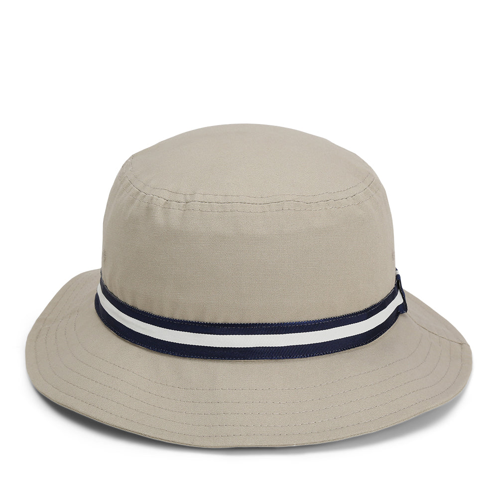 1371-HWH-1 | Color:  Khaki w/ Navy / White / Navy Band