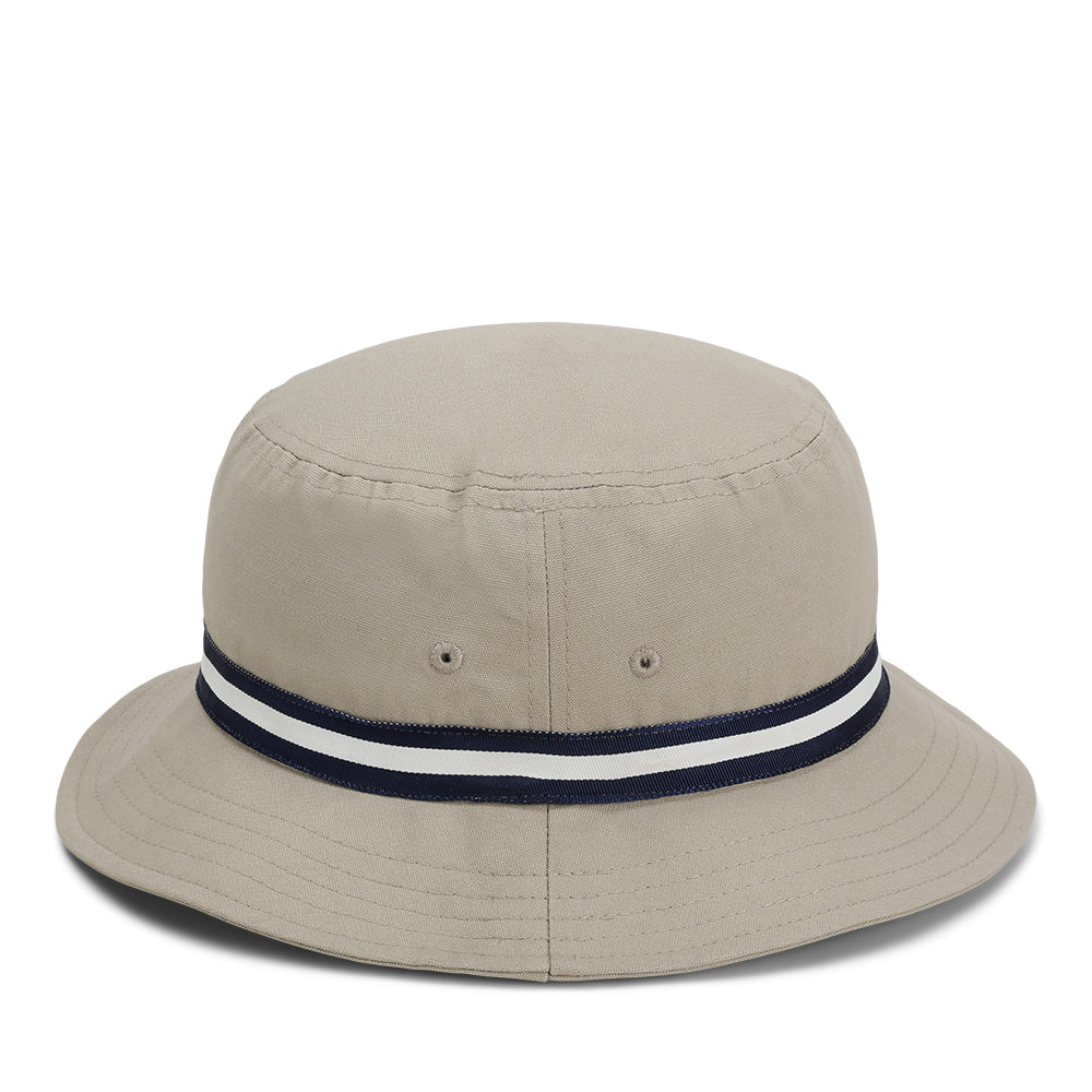 1371-HWH-3 | Color:  Khaki w/ Navy / White / Navy Band