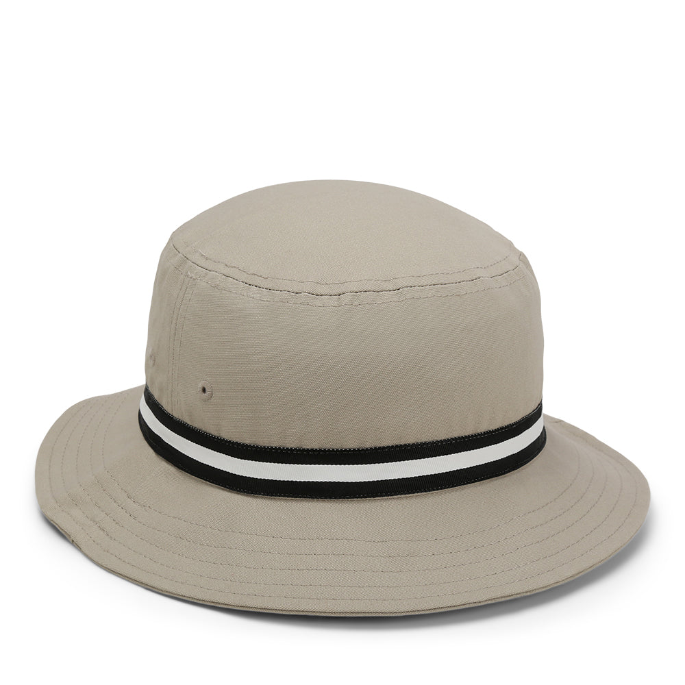 1371-JWK-2 | Color: Khaki w/ Black / White / Black Band