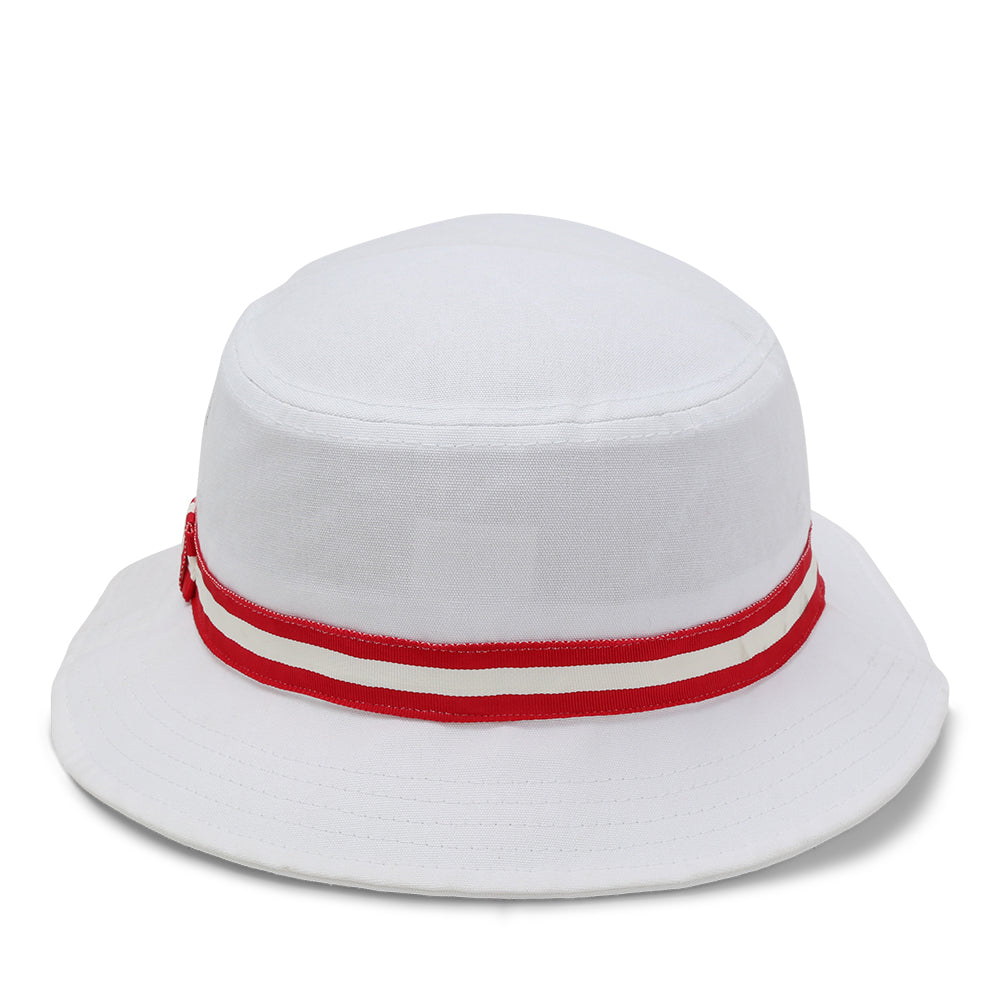 1371-WWD-4 | Color: White w/ Red / White / Red Band