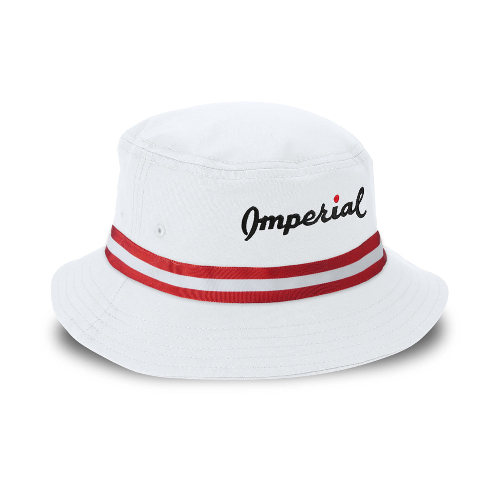 1371-WWD-Imperial | Color: White w/ Red / White / Red Band